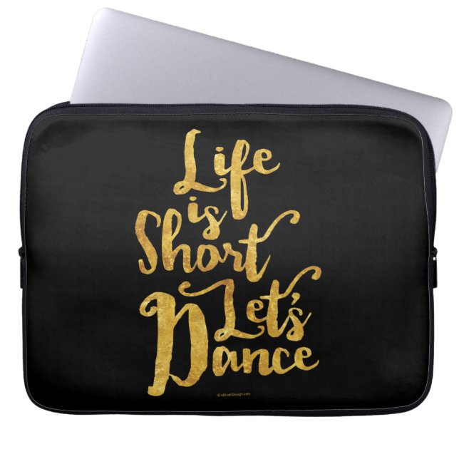 Livet är Kort Let's Dance Laptop Sleeve (Framsidan)