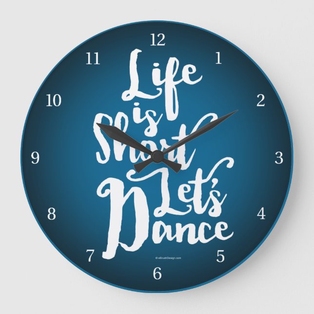 Livet är Kort Let's Dance Stor Klocka (Framsida)