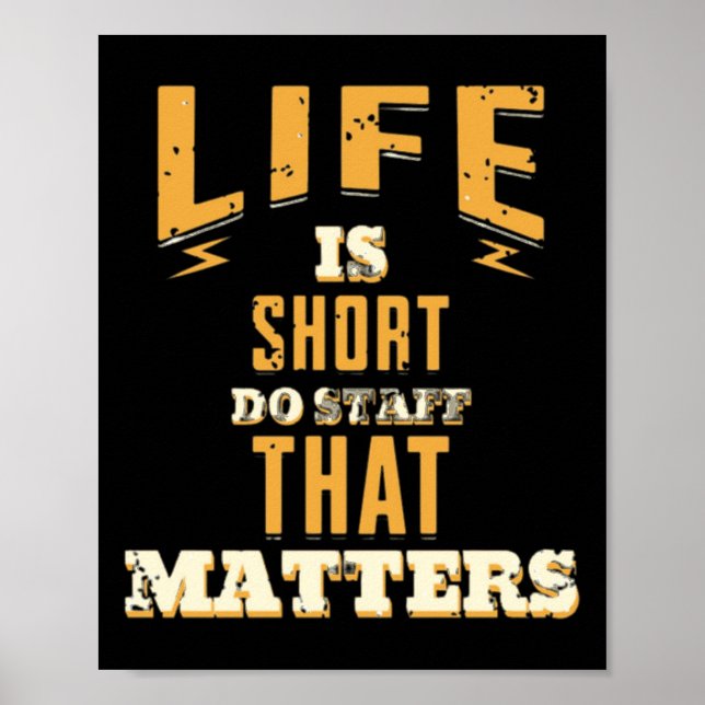 Livet är Kort.. Poster (Framsidan)