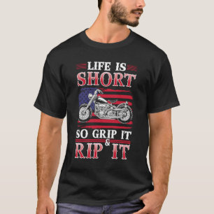 Livet är Kort så grip det och rippa det. T Shirt