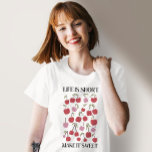 Livet är kort som gör det sött Boho inspiration-ci T Shirt<br><div class="desc">Livet är kort som gör det sött Boho inspiration-citat</div>