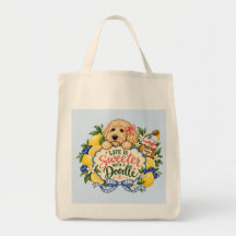 Livet är ljuvare med en Doodle Goldendoodle-handvä