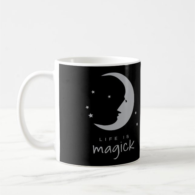Livet är magick kaffemugg (Vänster)