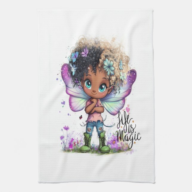 Livet är magiska Lils könsceller Kökshandduk (Vertikal)