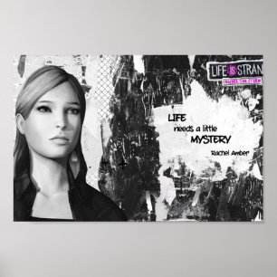 Livet är märkligt inför stormen Rachel Amber Quo Poster