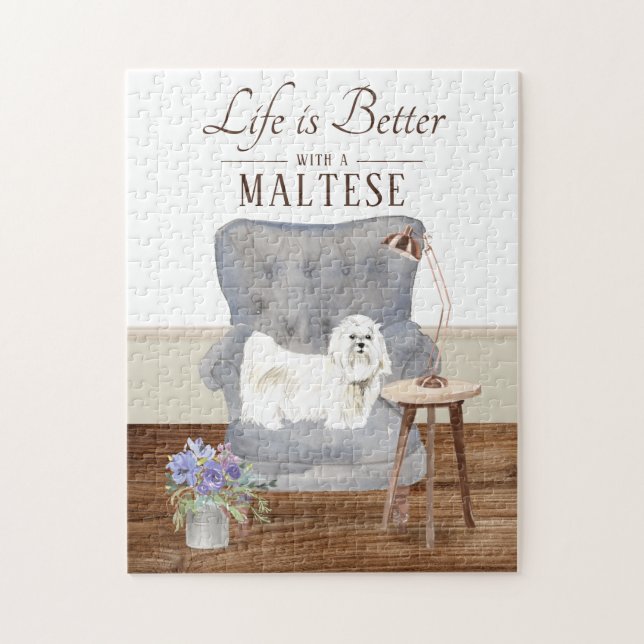 Livet är med ett maltesiskt pussel (Vertikal)