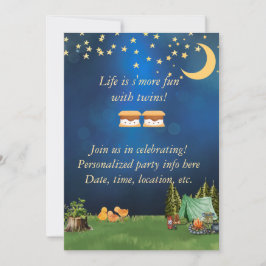 Livet är mer Roligt med inbjudan till Twillingar