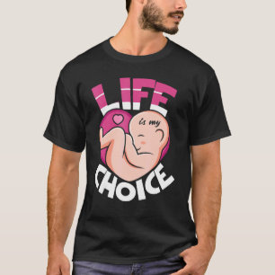 Livet är mitt val för livstidsbekämpning t shirt