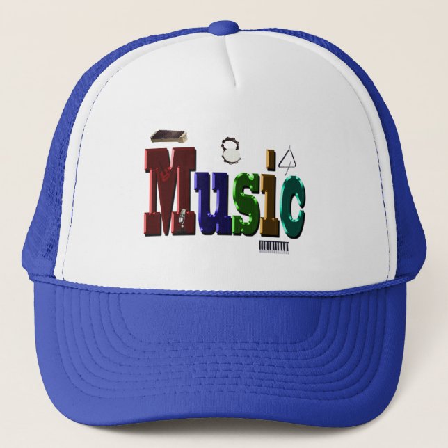 Livet är musik, lastbilschaufförer som keps (Framsida)