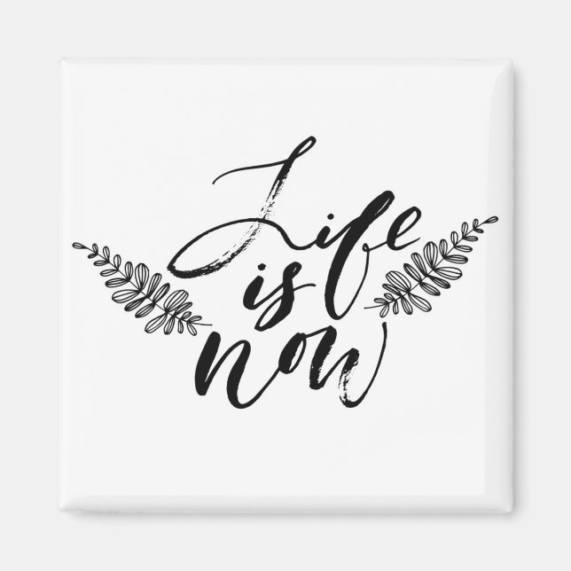 Livet är nu magnet (Framsidan)