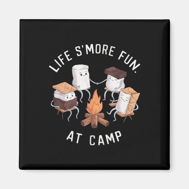 Livet är roligare på Marshmallow-campingen  Magnet (Framsidan)