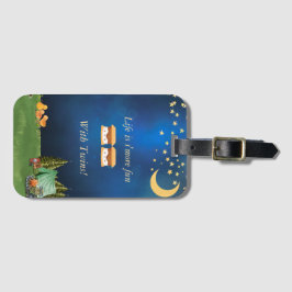 Livet är S mer Roligt med Twillingarnas bagagemärk Bagagebricka