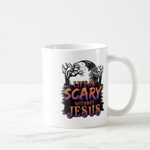 Livet är skör utan Jesus Halloween Costume Kaffemugg