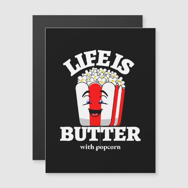 Livet är smör med popcorn (Fram/baksida)