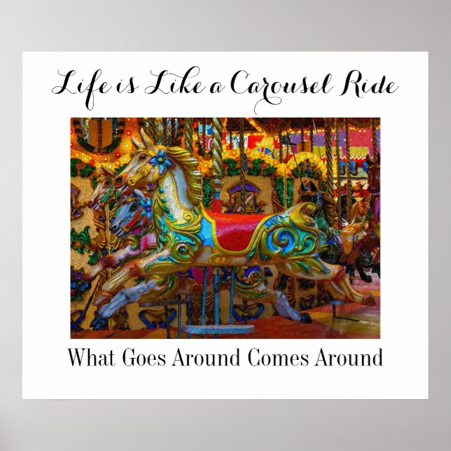 "Livet är som en karusell" - SRF Poster (Framsidan)