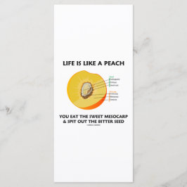 Livet är som en persikofött sötad Mesocarp-spets