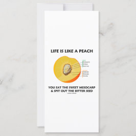 Livet är som en persikofött sötad Mesocarp-spets