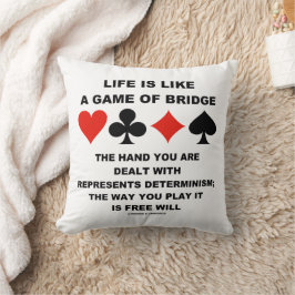 Livet Är Som Ett Parti Bridge Determinism Fri Vilj Kudde