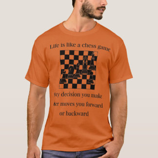 Livet är som ett schackspel (2) t shirt