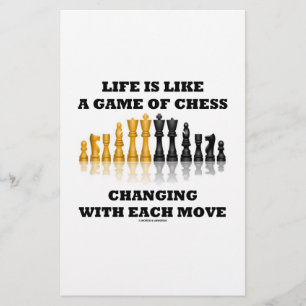 Livet är som ett schackspel (schackattityd)