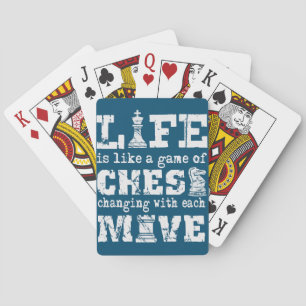 Livet är som ett schackspel - växla med varje casinokort