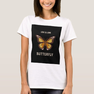 Livet är som fjäril t shirt