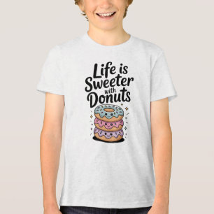 Livet är sötare med blodkärl Barn T Shirt