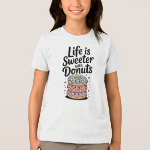 Livet är sötare med blodkärl Barn T Shirt