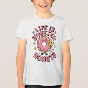 Livet är sötare med blodkärl Barn T Shirt