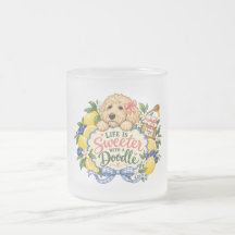 Livet är sötare med en Doodle Goldendoodle Frostad