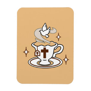 Livet är sötat med Jesus - Christian Faith Tea Kop Magnet