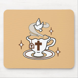 Livet är sötat med Jesus - Christian Faith Tea Kop Musmatta