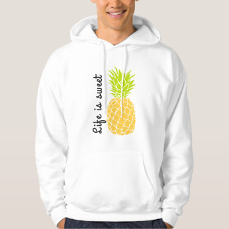 Livet är sött med ananas hoodie
