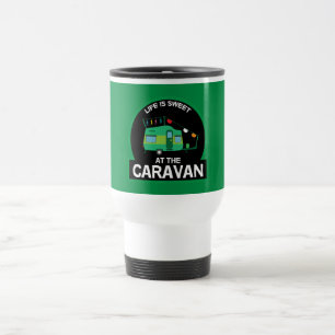 Livet är sött på Caravan-affischerna. Resemugg