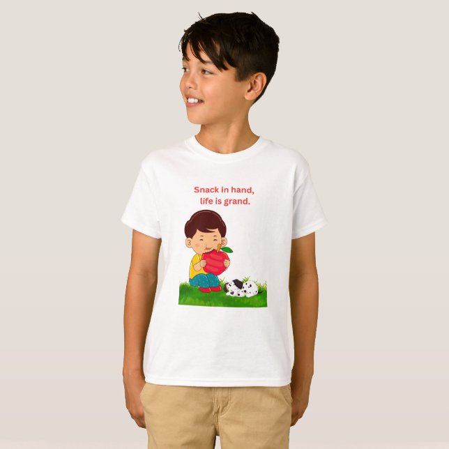 Livet är storslaget. t shirt (Hel framsida)