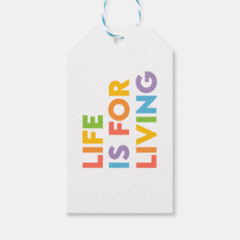 Livet är till för livet presentetikett