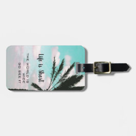 Livet är tropisk för Kort inspirationsresor Bagagebricka