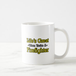 Livet är Underbarare...brandman Kaffemugg