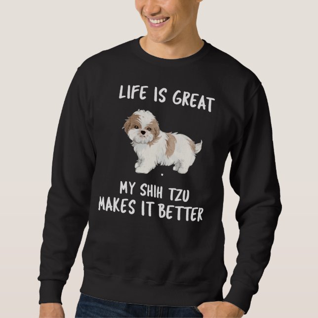 Livet är Underbart... -.... -..................... Lång Ärmad Tröja (Framsida)