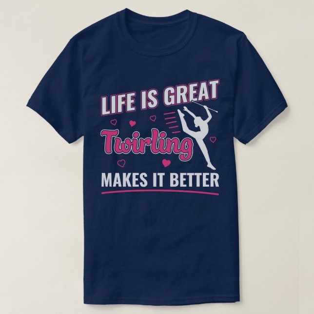 Livet är Underbart.. T Shirt (Design framsida)