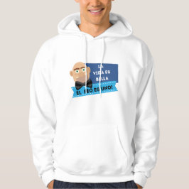 livet är vackert det fula är en  hoodie