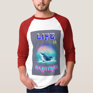 Livet är vackert Hermanus Afrika September Whale T Shirt