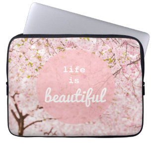 Livet är vackert Laptop sleeve