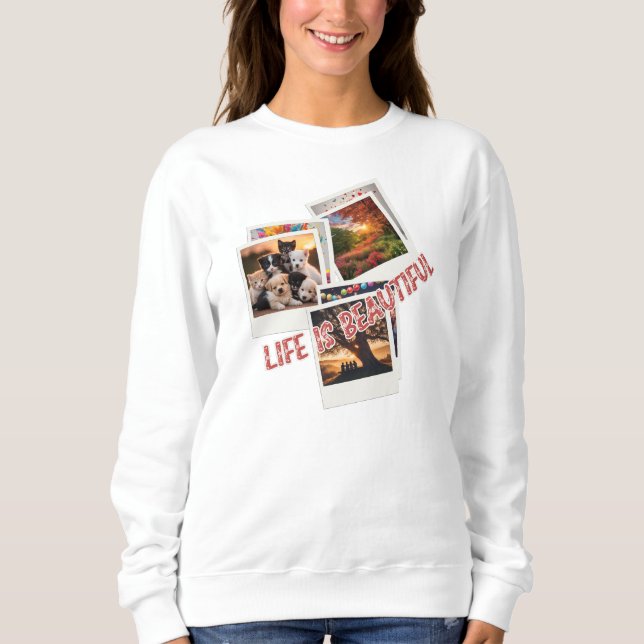 Livet är vackert t shirt (Framsida)
