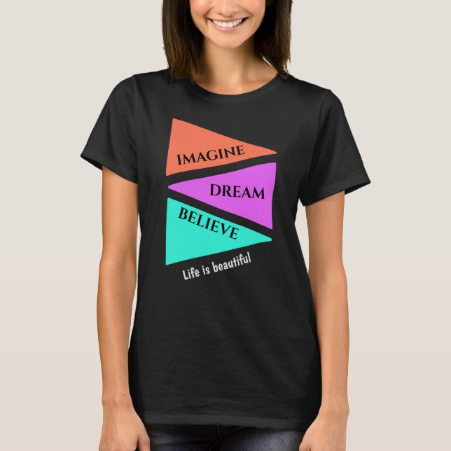 LIVET ÄR VACKERT T-Shirt (Framsida)