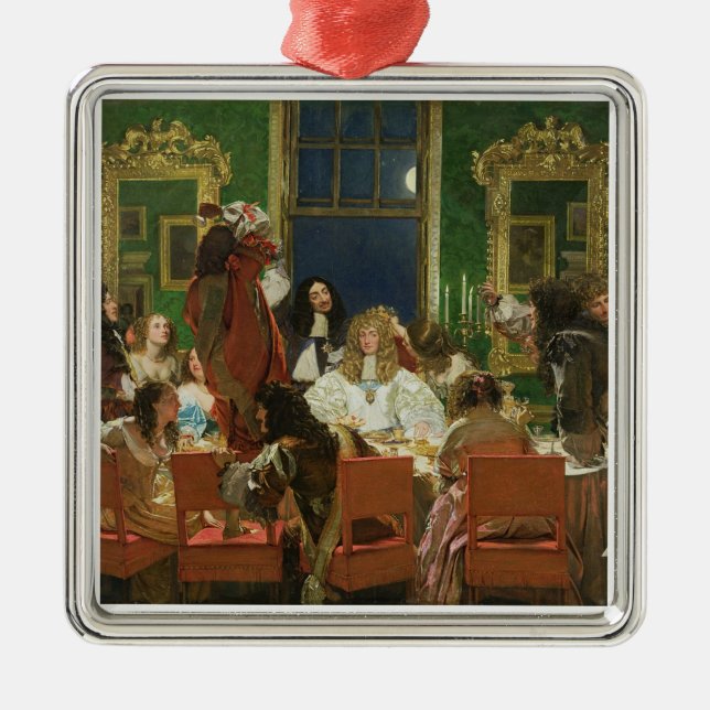 Livet av Buckingham, 1853-55 (olja på kanfas) (s Julgransprydnad Metall (Framsidan)