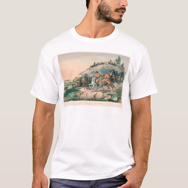 Livet av en Trapper: Ett plötsligt stopp (0877A) Tee (Framsida)