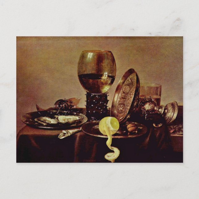 Livet, av Heda, Willem Claesz. Vykort (Framsida)