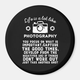 Livet av inspirationsfotograf som fotografi magnet