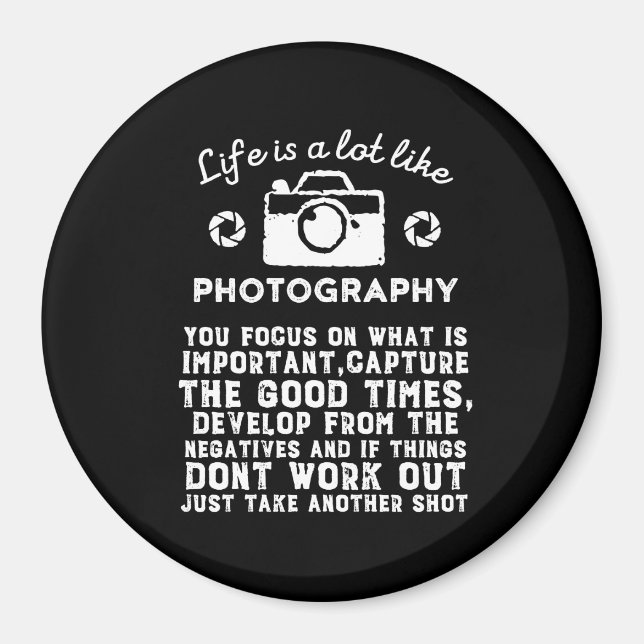 Livet av inspirationsfotograf som fotografi magnet (Framsidan)